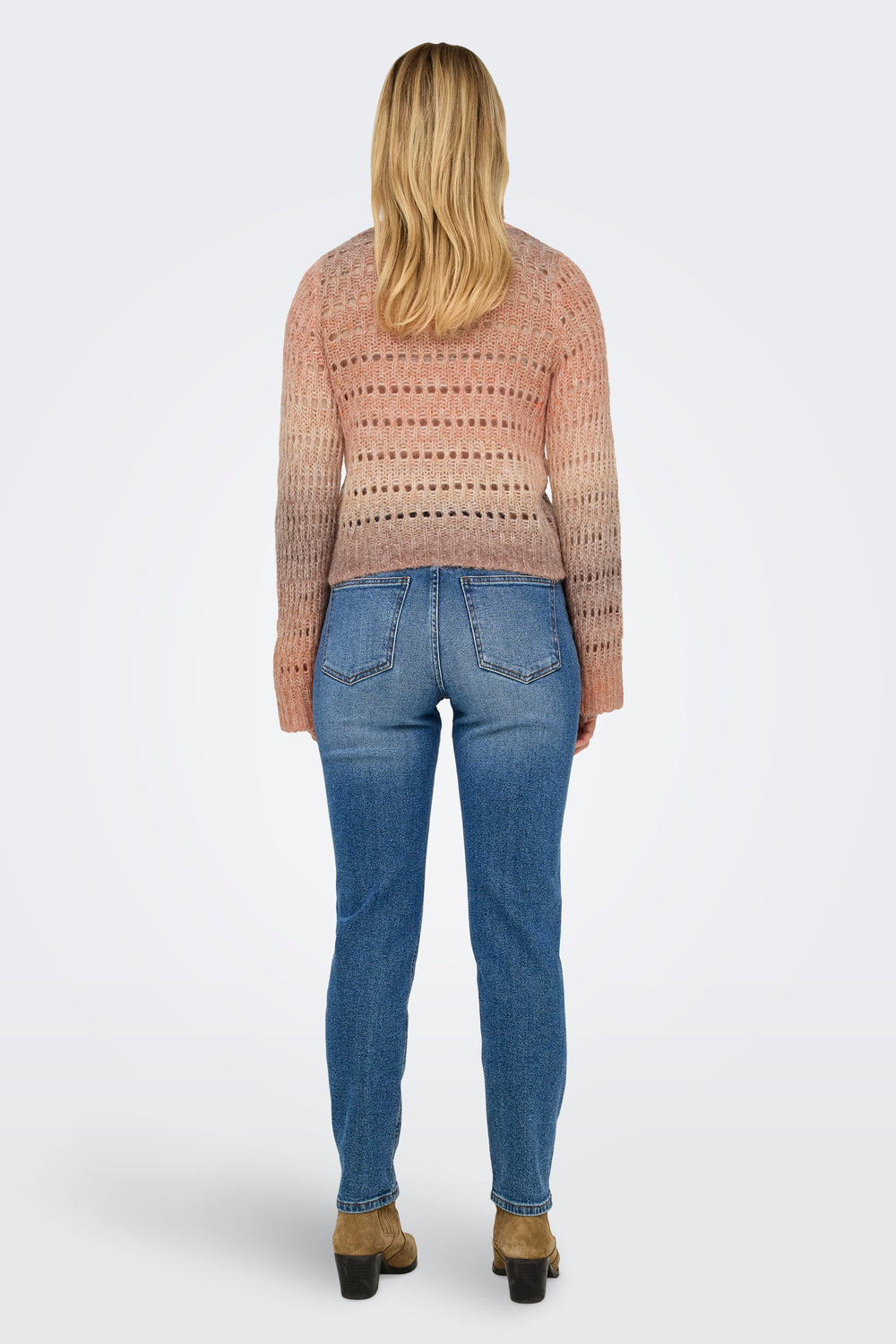 Pull col rond Orange - ONLY®