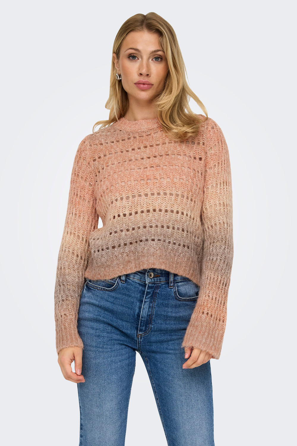 Pull col rond Orange - ONLY®