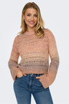 Pull col rond Orange - ONLY®