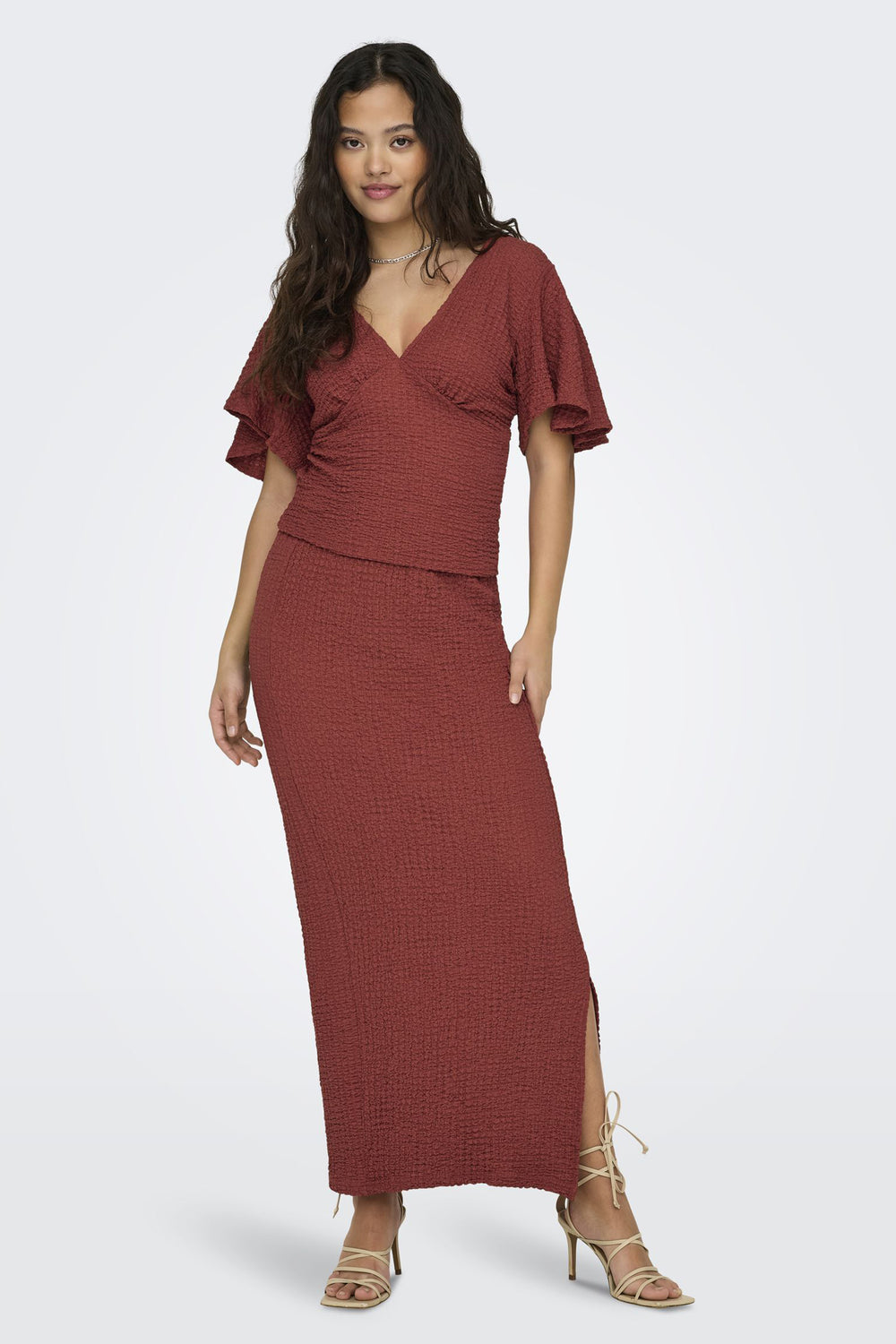 Chemisier (manches courtes) Rouge - ONLY®