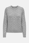 Pull col rond Gris - ONLY®