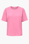 Top uni manches courtes Rose - ONLY®