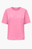 Top uni manches courtes Rose - ONLY®