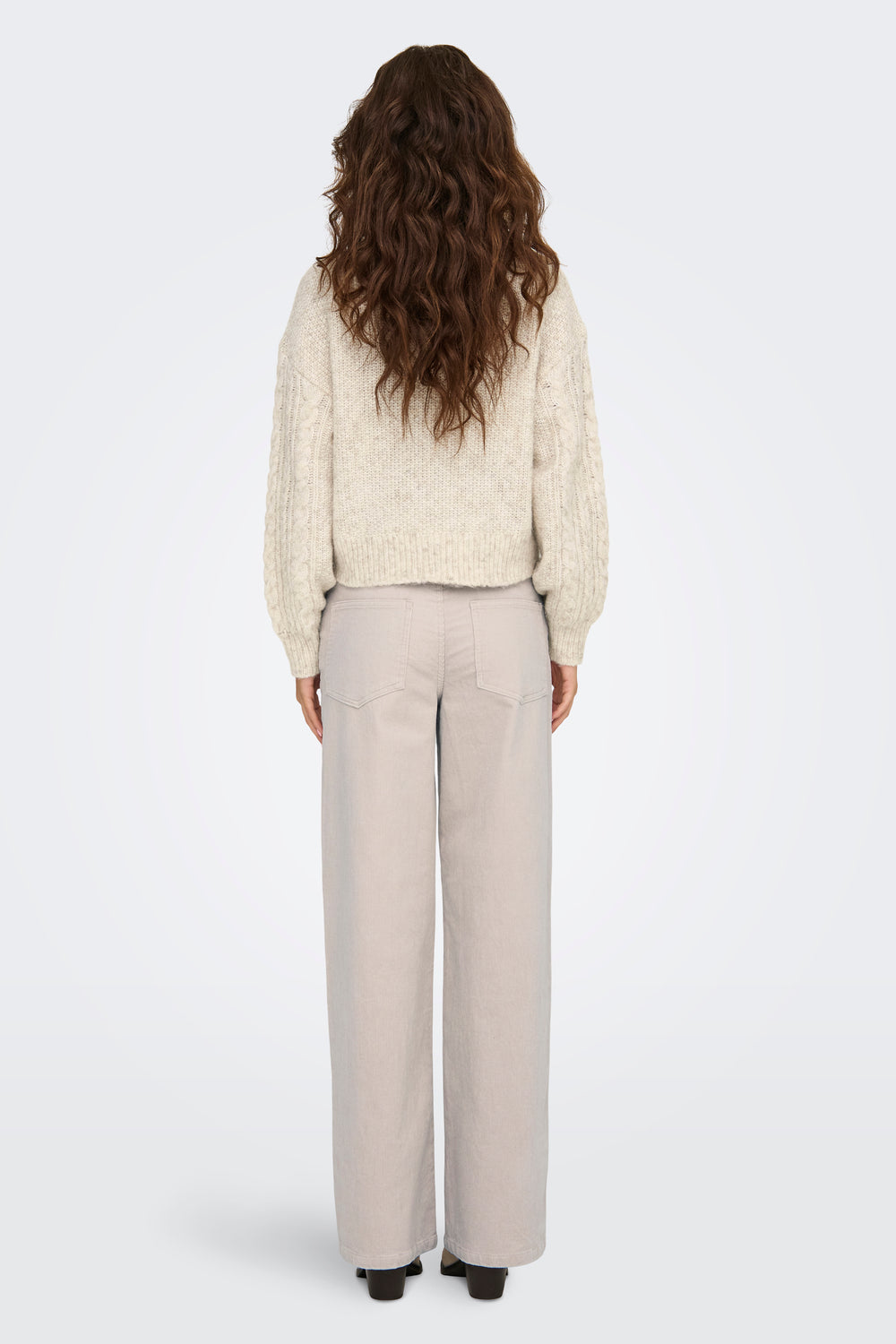 Trui met ronde hals Beige - ONLY®