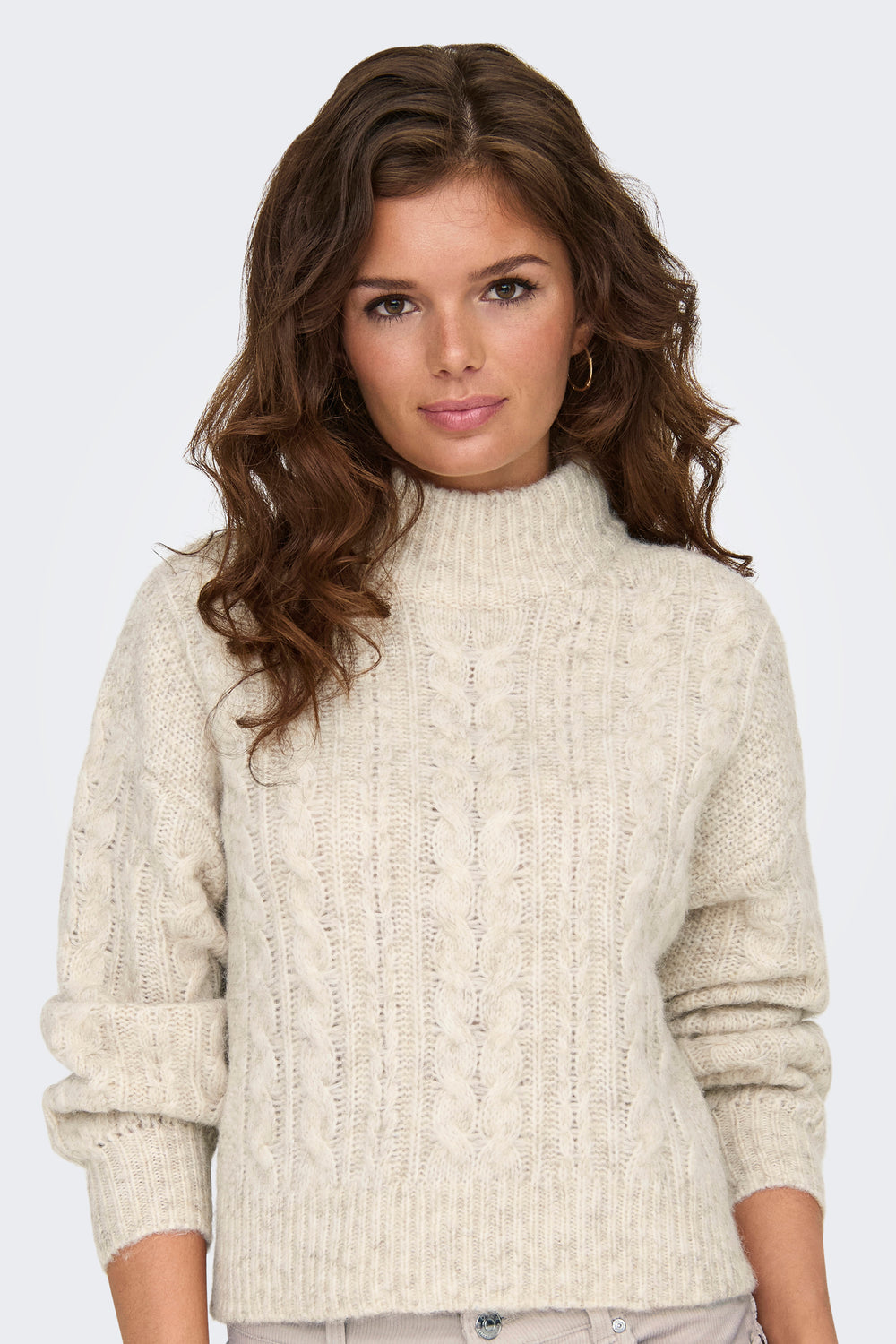 Trui met ronde hals Beige - ONLY®