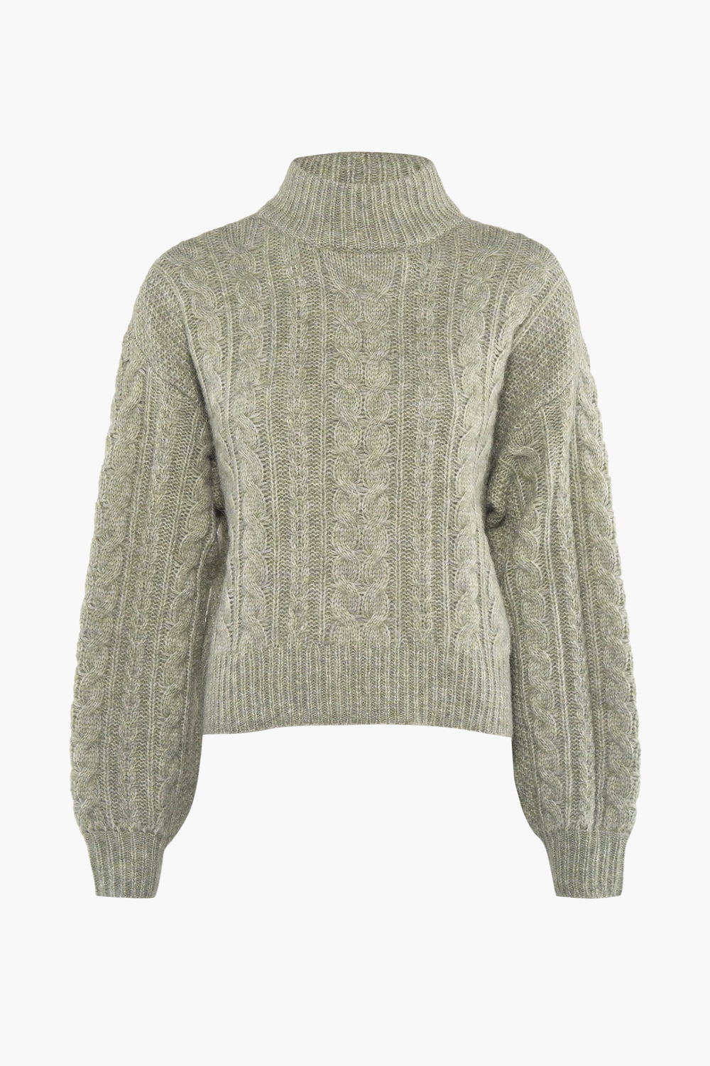 Pull col rond Vert - ONLY®