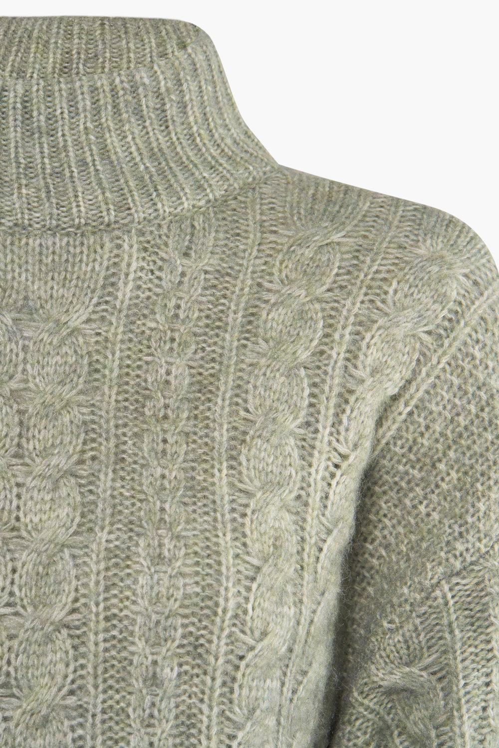 Pull col rond Vert - ONLY®