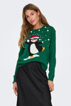 Pull col rond Vert - ONLY®