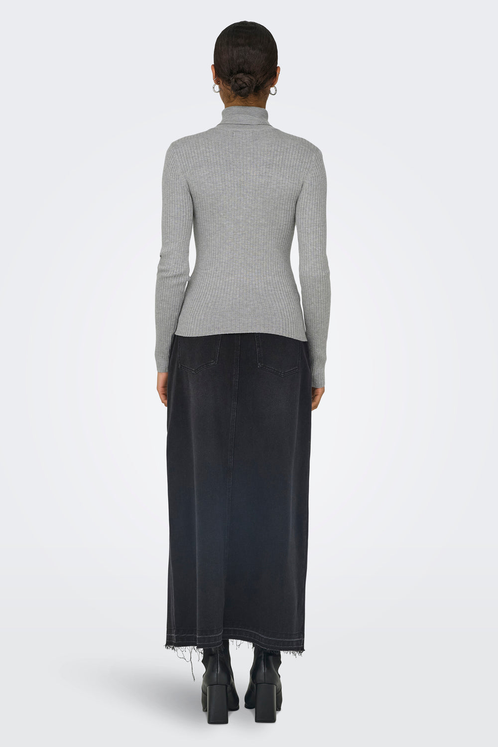 Pull col montant Gris - JDY