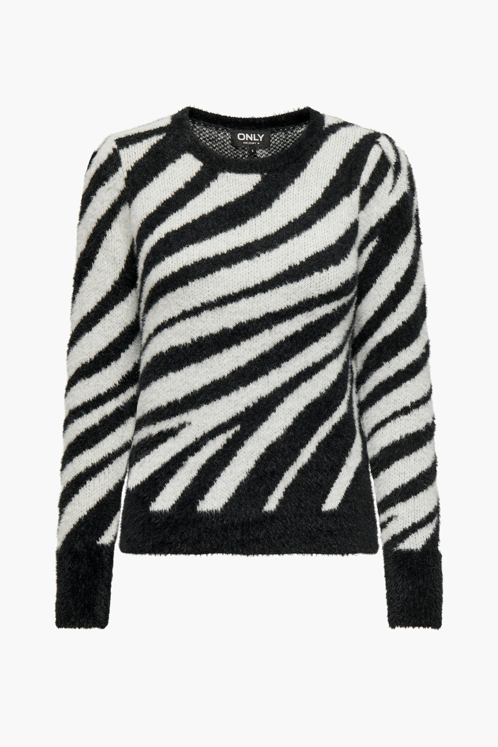 Pull col rond Noir - ONLY®