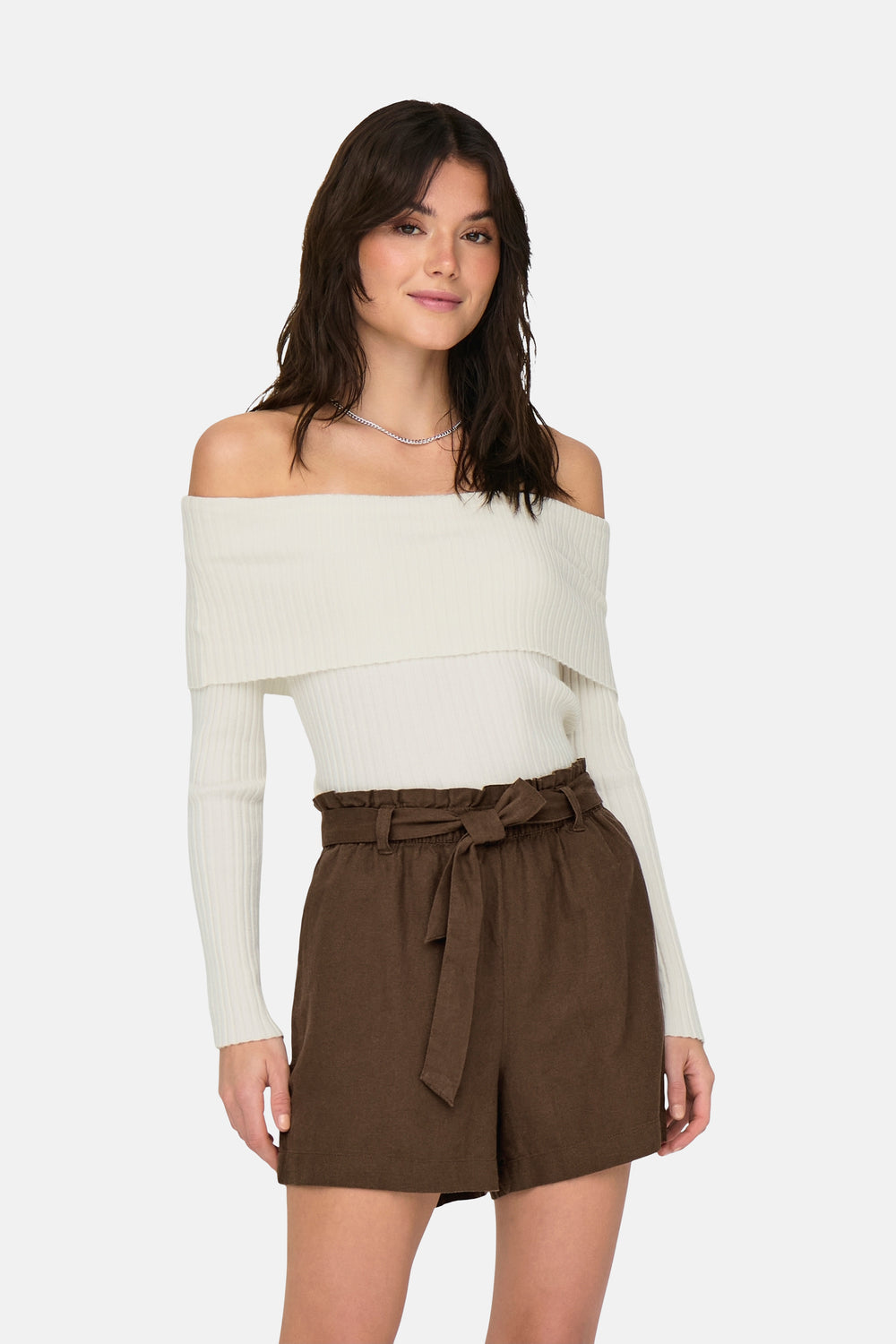 Pull (offshoulder) Écru - JDY