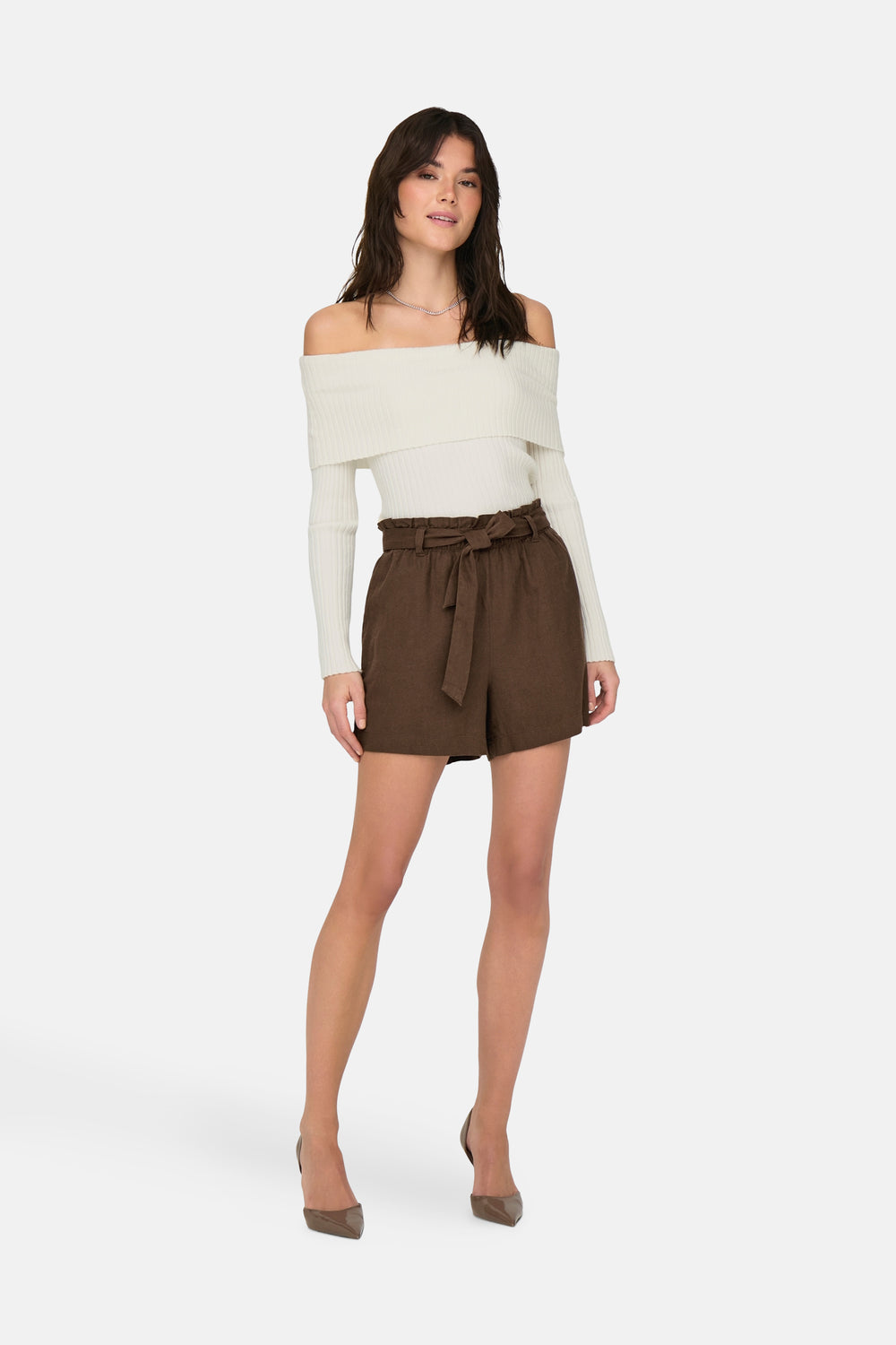 Pull (offshoulder) Écru - JDY