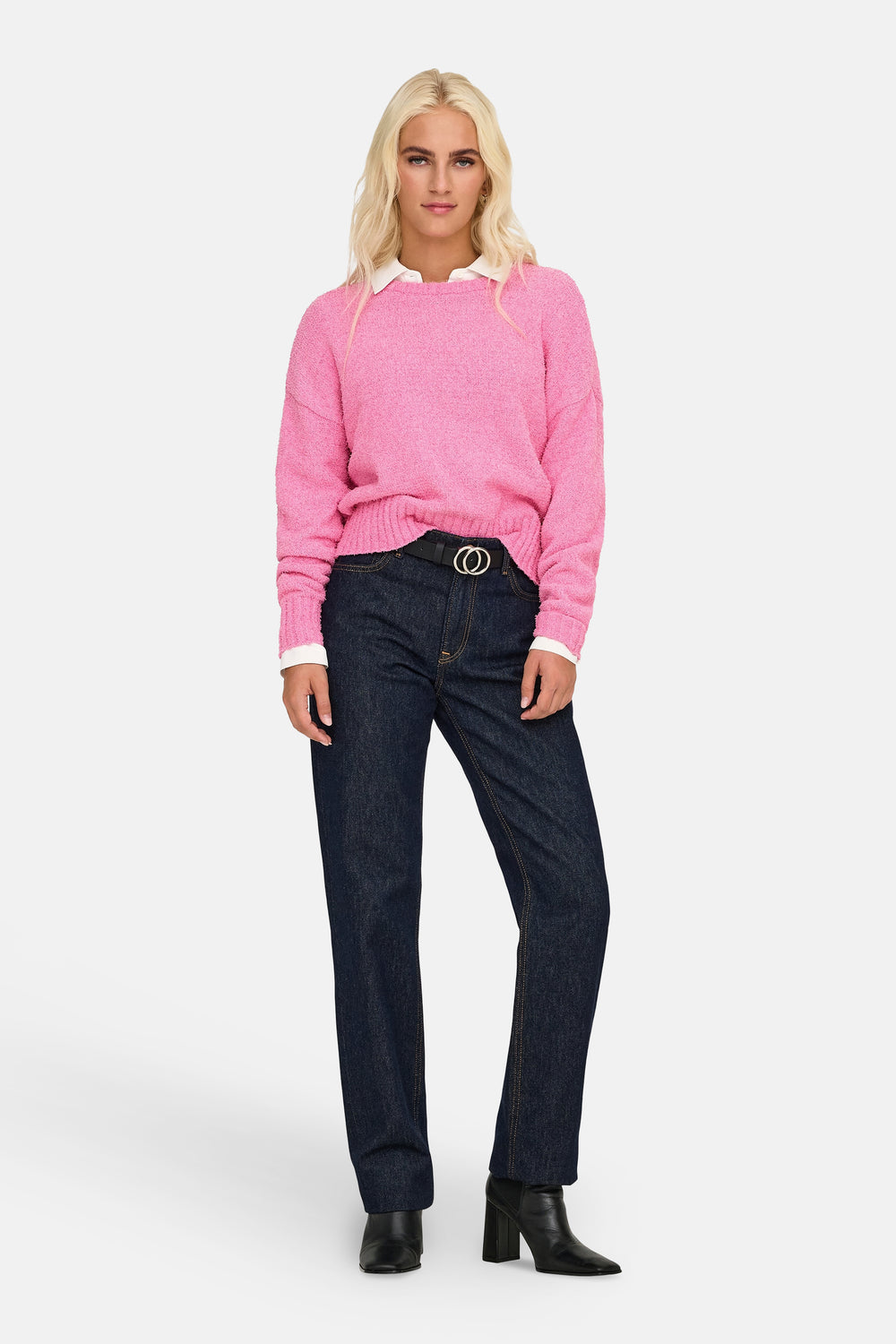 Pull col rond Rose - ONLY®