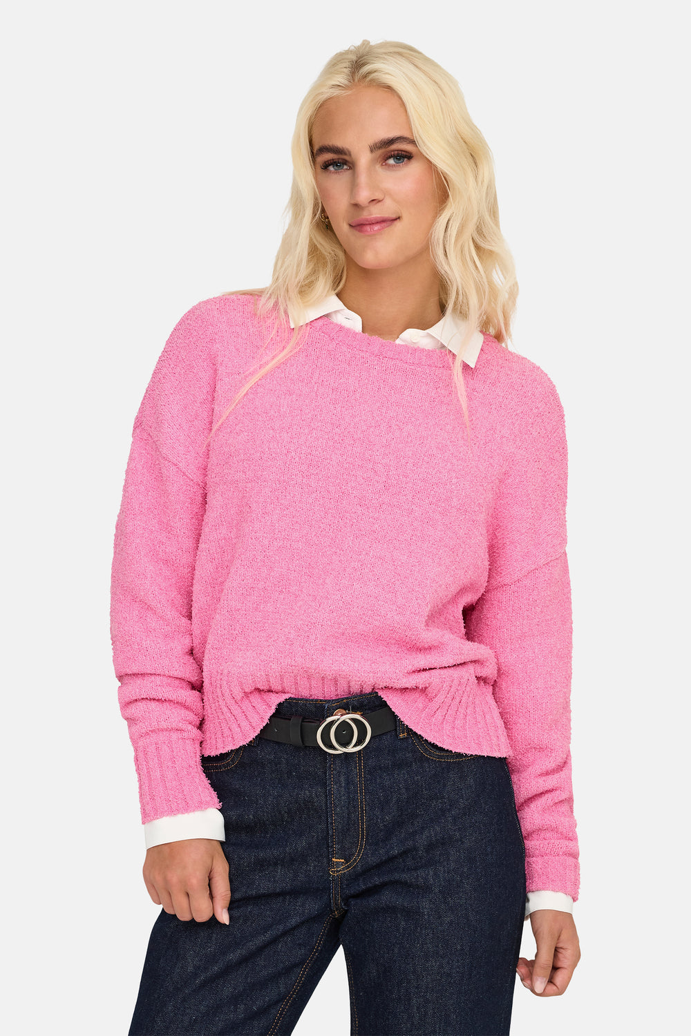 Pull col rond Rose - ONLY®