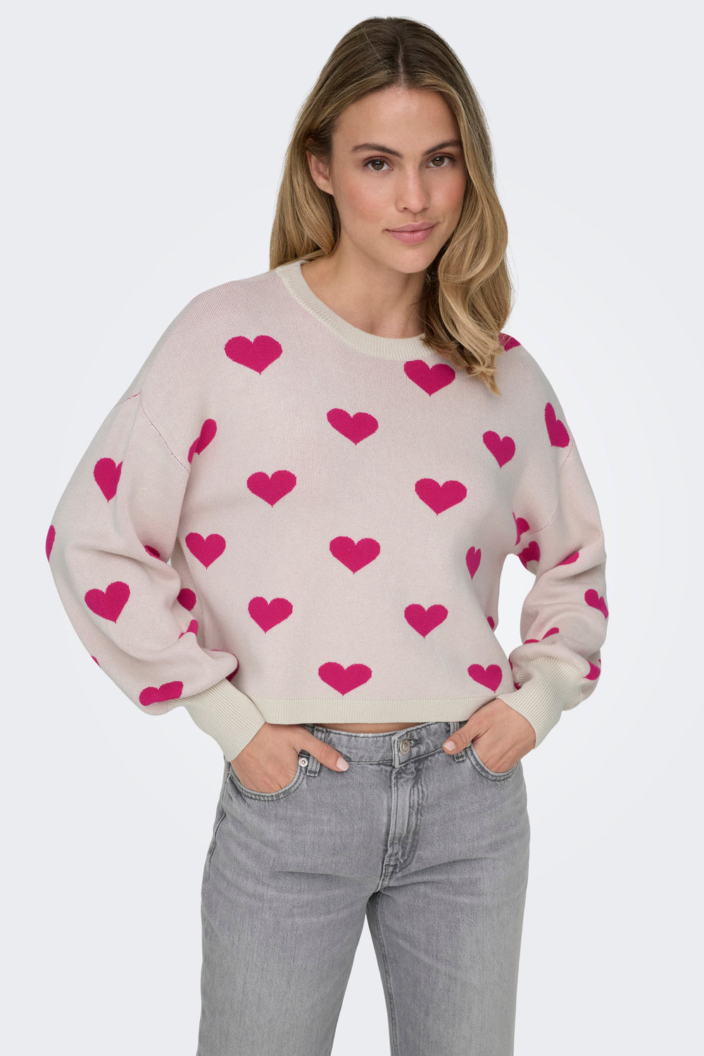 Pull col rond Rose - ONLY®