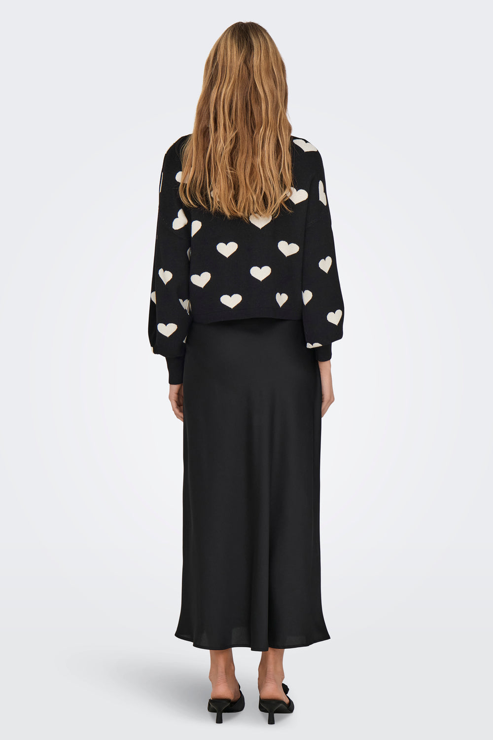 Pull col rond Noir - ONLY®