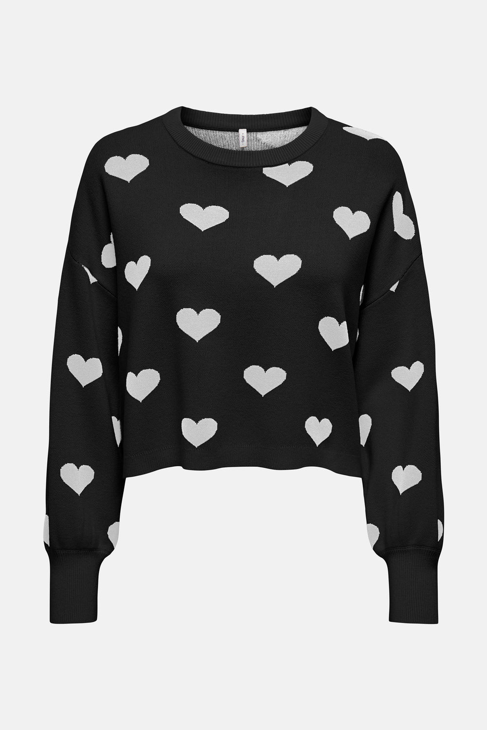 Pull col rond Noir - ONLY®