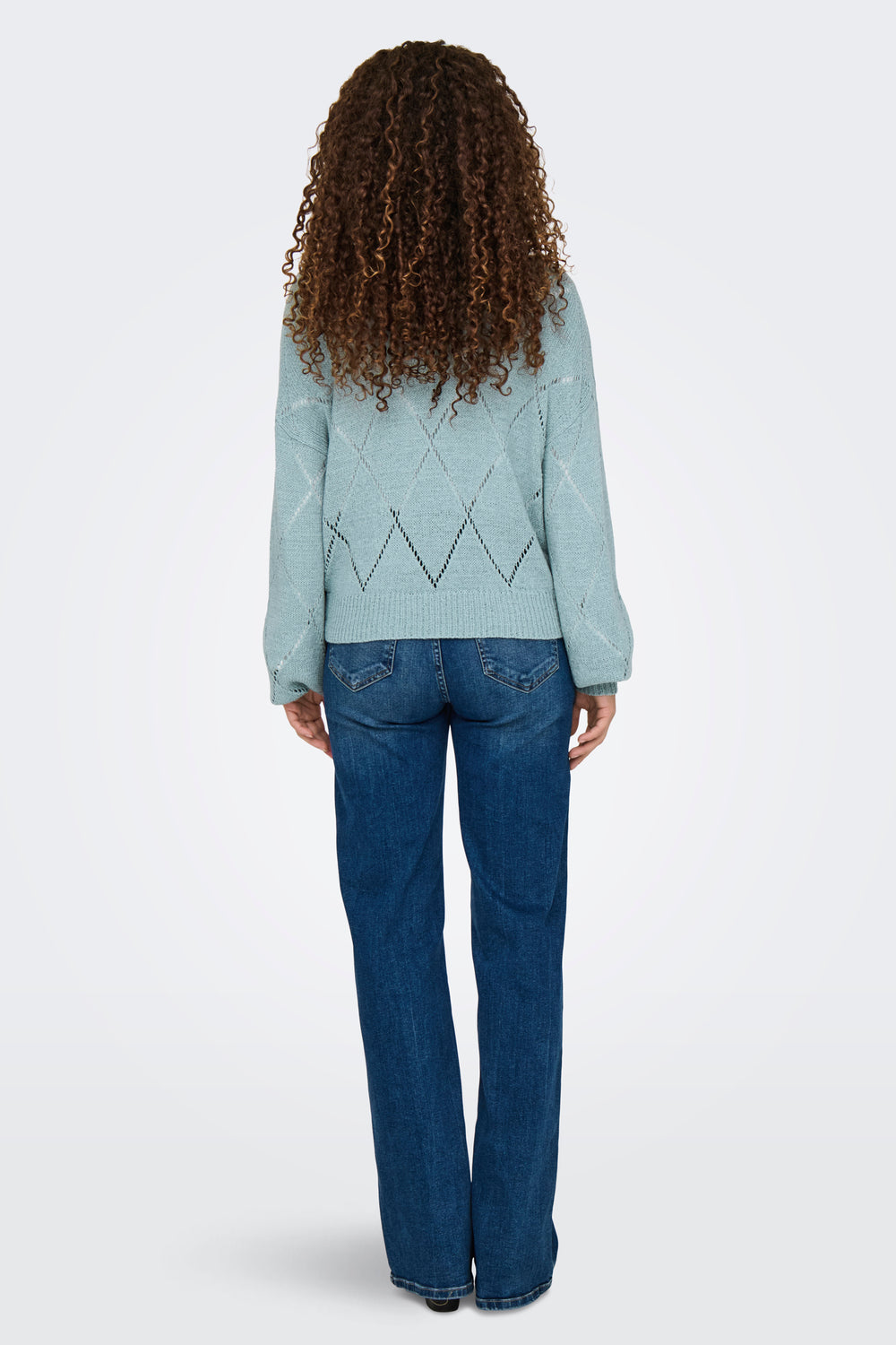Pull col rond Gris - ONLY®