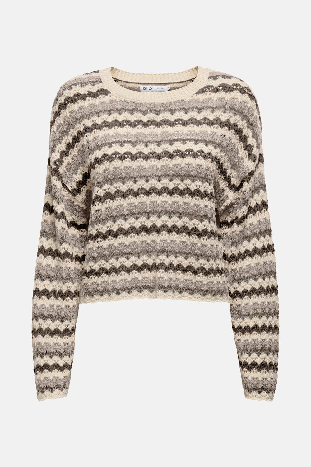 Pull col rond Multicolore - ONLY®