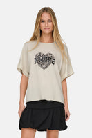 T-shirt (korte mouwen) Beige - ONLY®