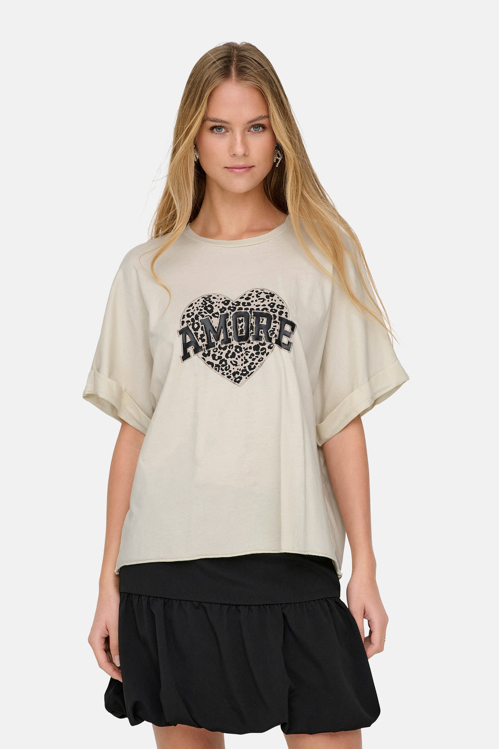 T-shirt (korte mouwen) Beige - ONLY®