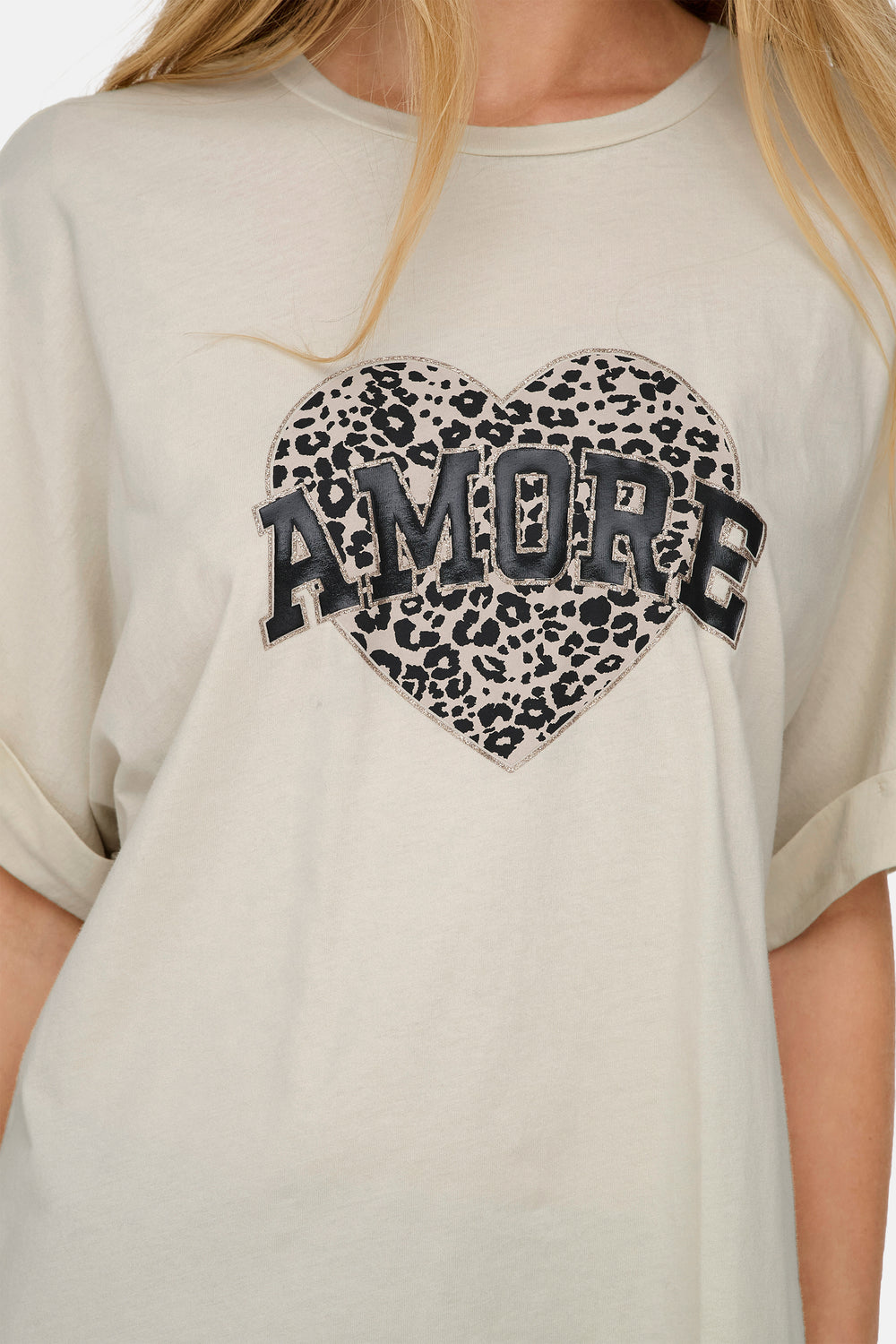 T-shirt (korte mouwen) Beige - ONLY®