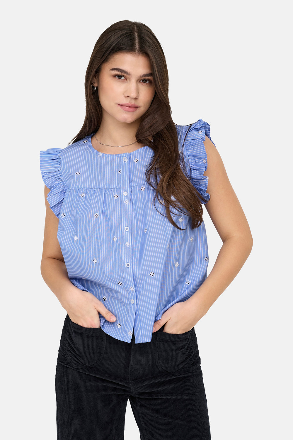 Chemisier (sans manches) Bleu - ONLY®