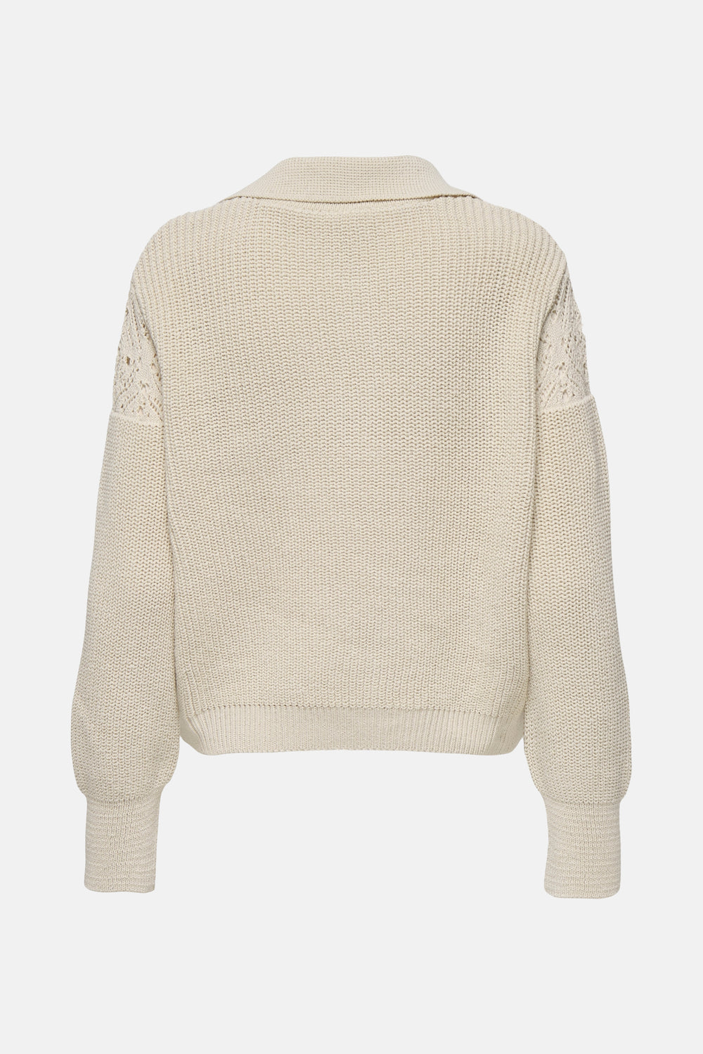 Pull col V Écru - ONLY®