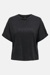 Top uni manches courtes Noir - ONLY®
