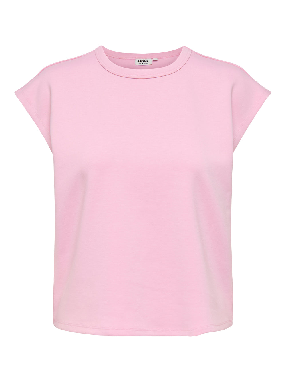 Top uni manches courtes Rose - ONLY®