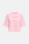 Top uni manches courtes Rose - ONLY®