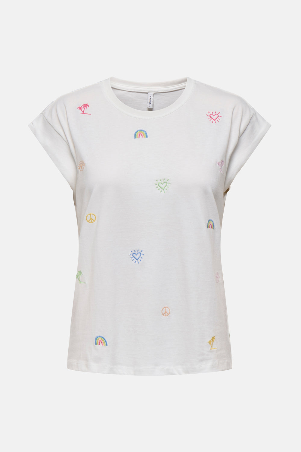 Top uni manches courtes Blanc - ONLY®
