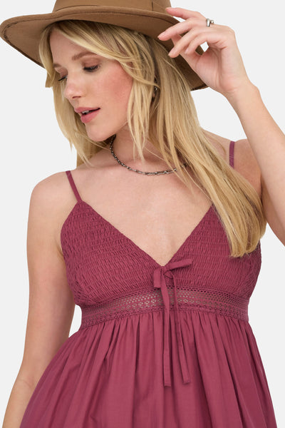 Dames tops kleed zonder mouw Rood - ONLY®