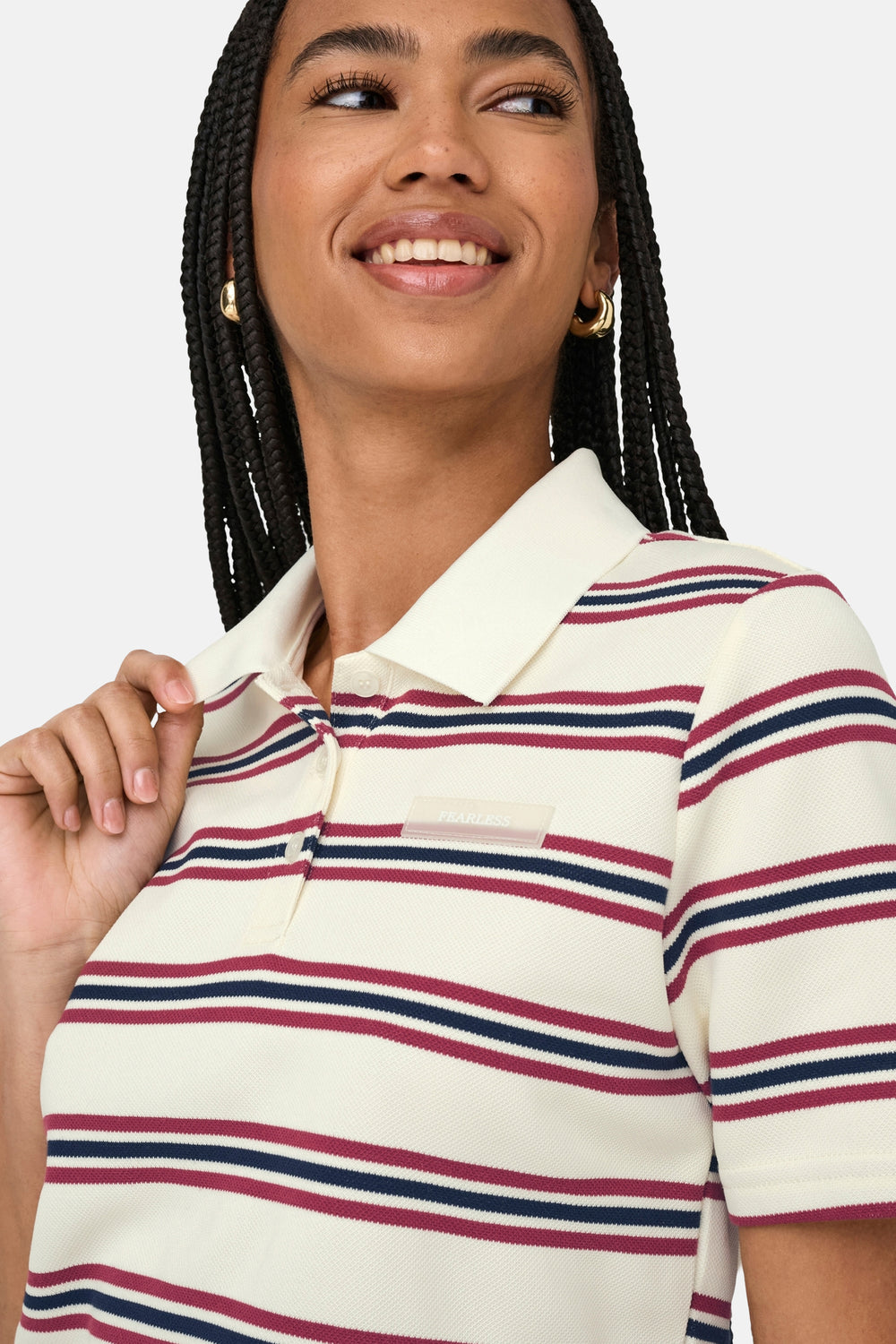 Dames tops polo korte mouw Multicolore - ONLY®