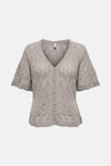 Top uni manches courtes Beige - ONLY®