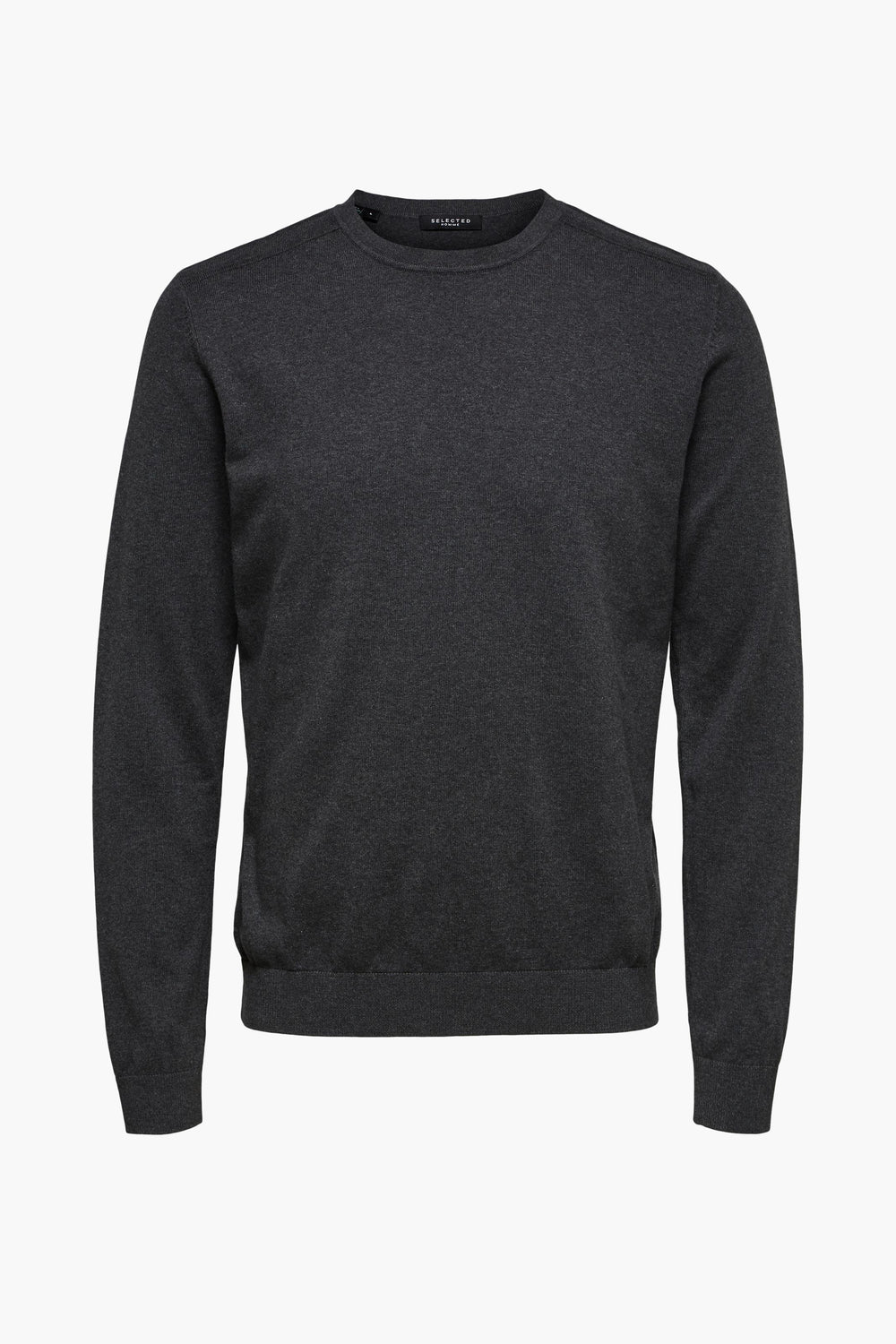 Trui met ronde hals Grijs - SELECTED