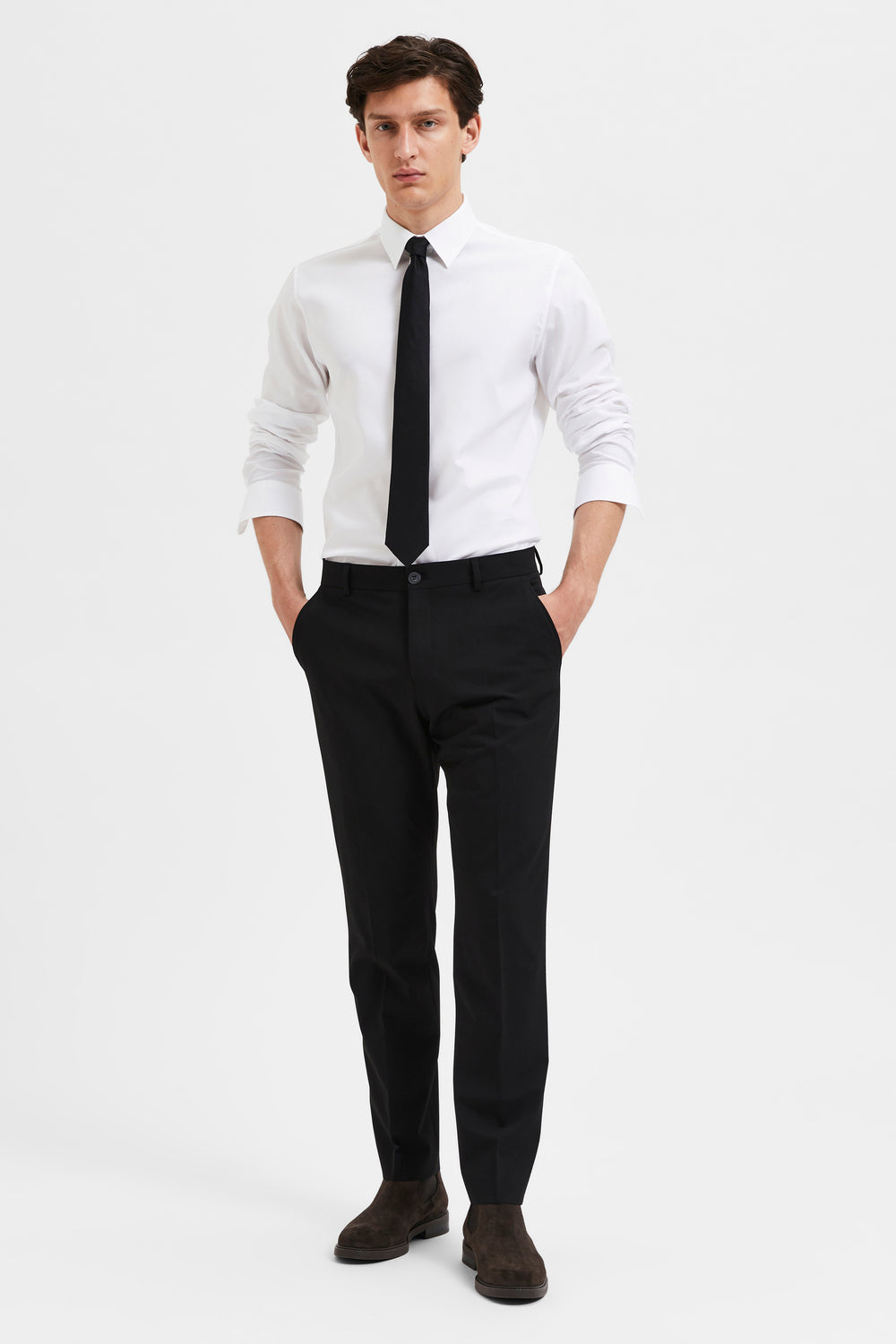 Pantalon de costume Noir - SELECTED