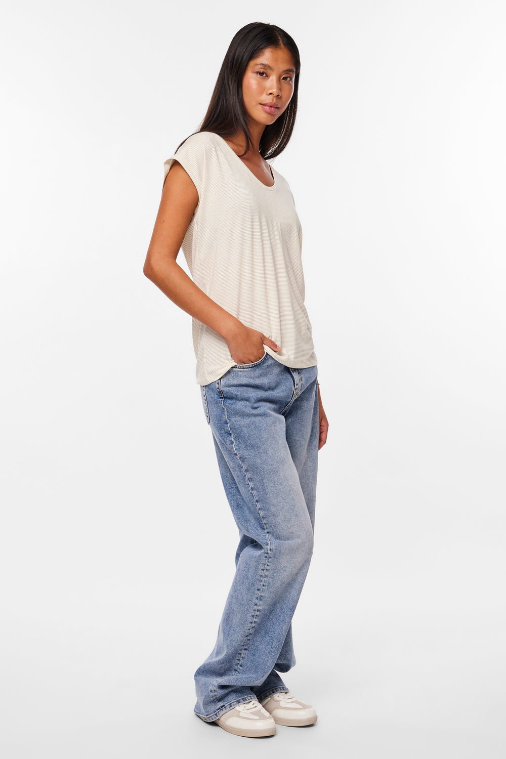 T-shirt (korte mouwen) Wit - PIECES®
