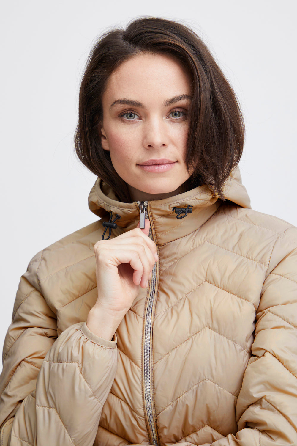 Veste courte Beige - Fransa®