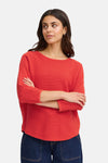 Trui met ronde hals Rouge - Fransa®