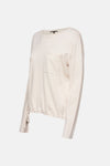 Pull col rond Beige - COMMA