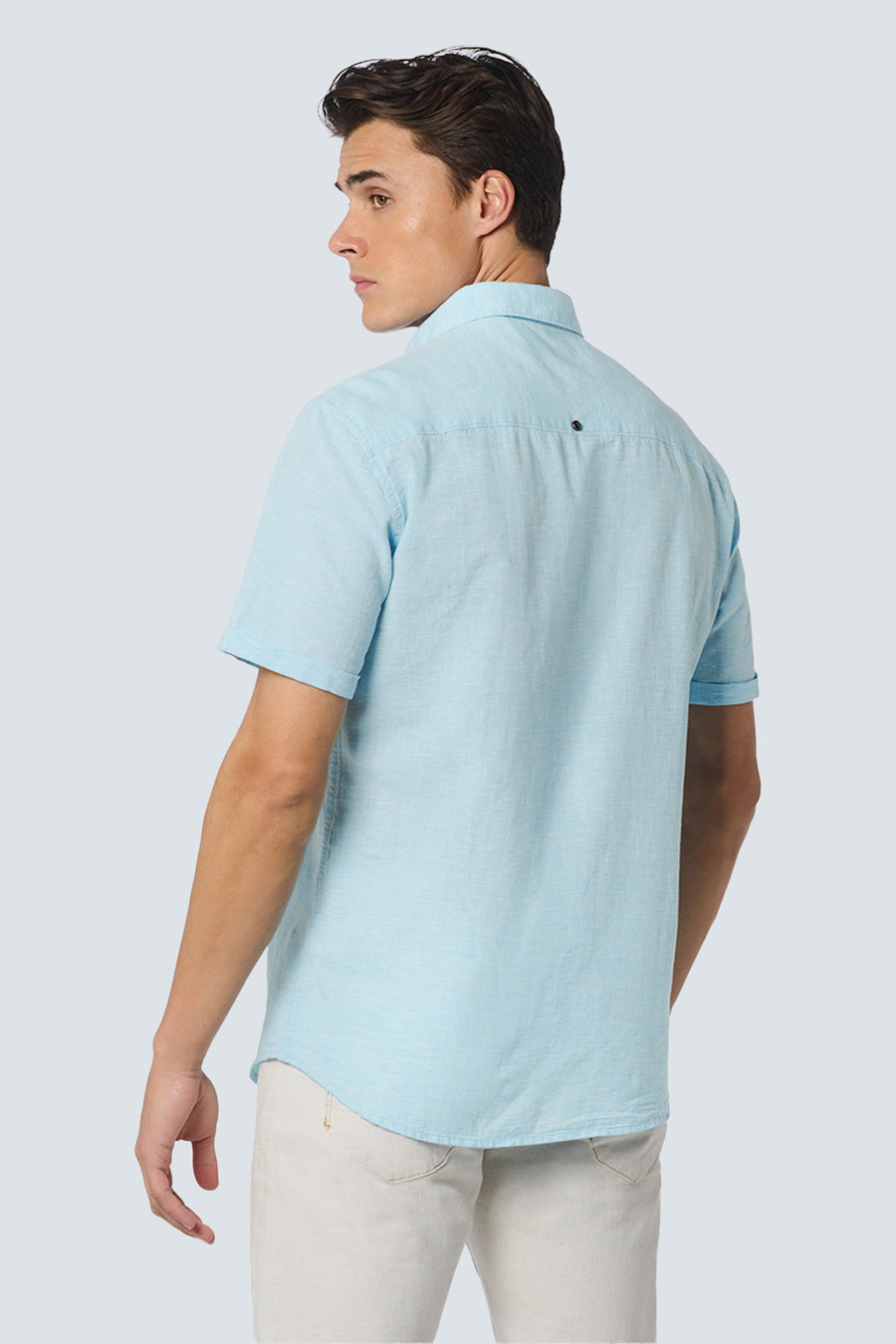 Chemise (manches courtes) Turquoise - NO EXCESS