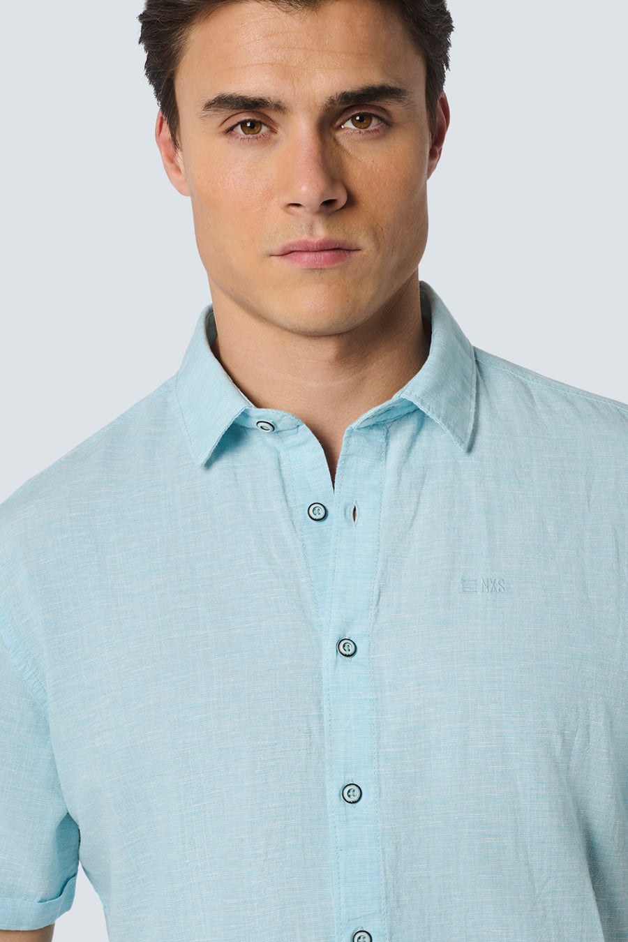 Chemise (manches courtes) Turquoise - NO EXCESS