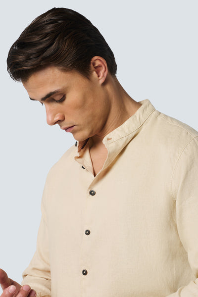 Hemd (lange mouwen) Beige - NO EXCESS