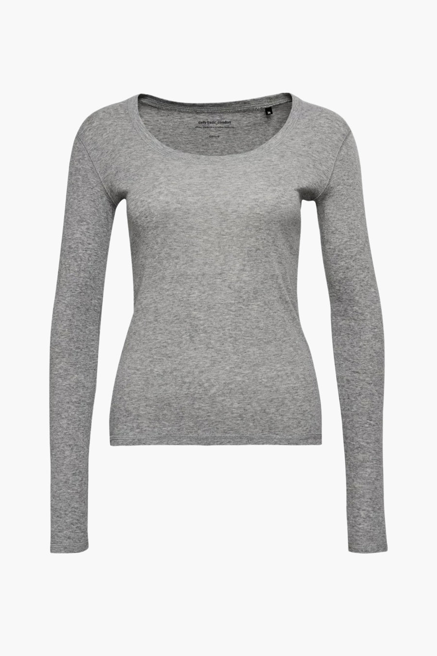 Top uni manches longues Gris - OPUS