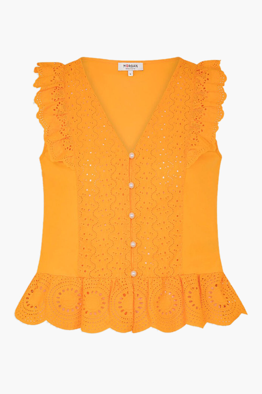 Top (sans manches) Orange - Morgan de Toi