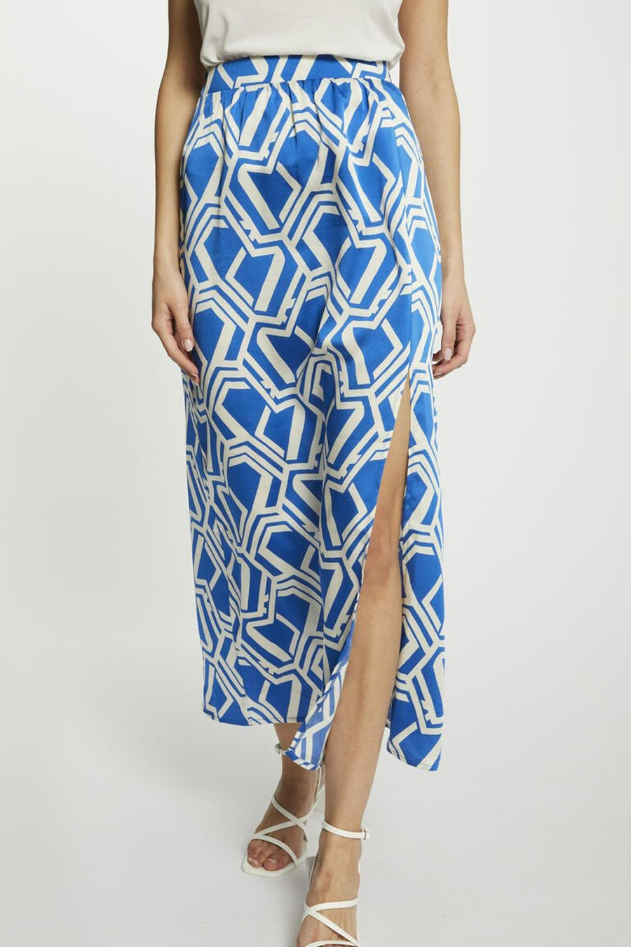 Rok 3/4 Blauw - Morgan de Toi