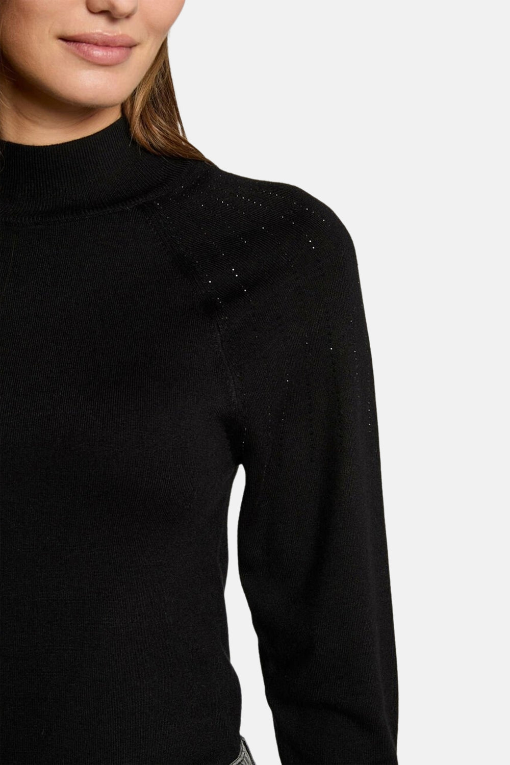 Pull col rond Noir - Morgan de Toi