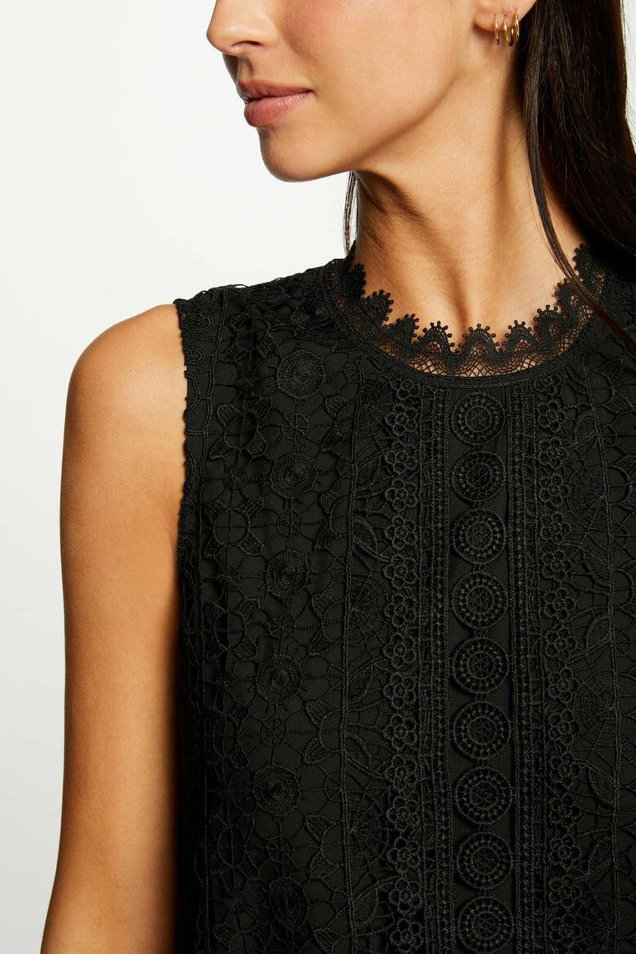 Blouse (zonder mouwen) Zwart - Morgan de Toi