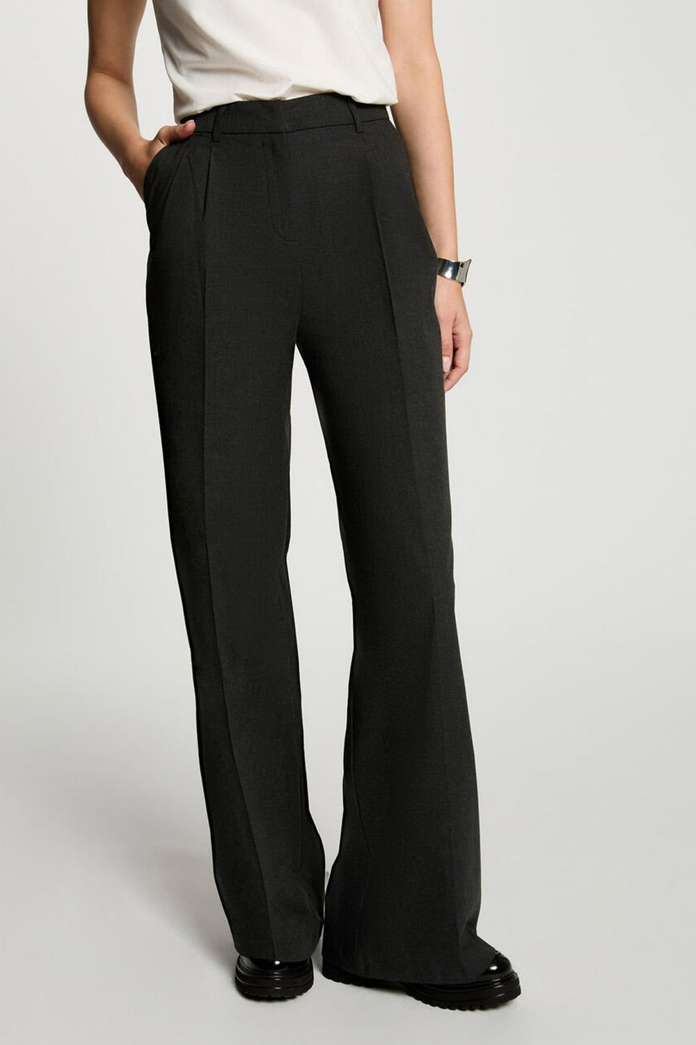 Pantalon coloré Gris - Morgan de Toi